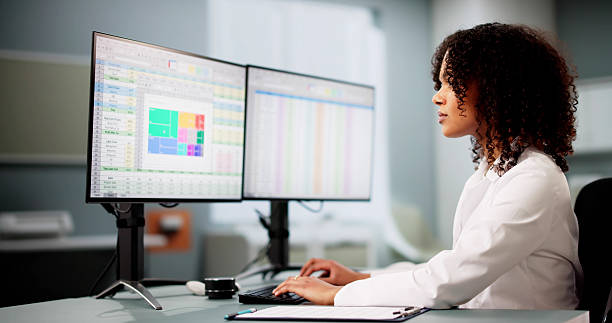 Male legal intake specialist working at a desk